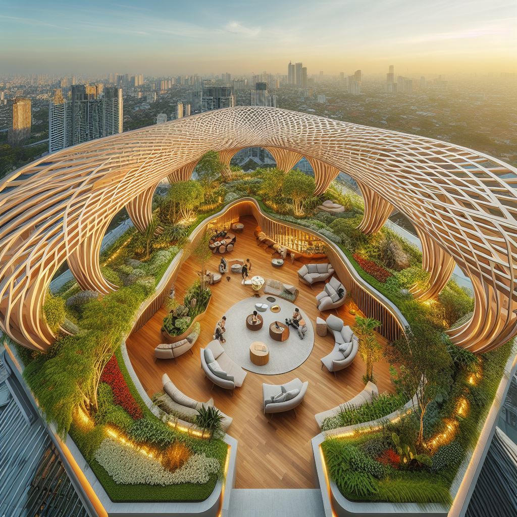 高空绿洲：杭州中豪五星国际屋顶花园的设计与功能文章配图